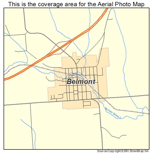 Belmont, WI location map 