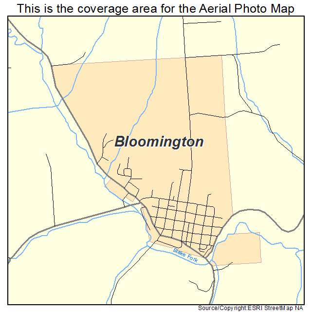 Bloomington, WI location map 