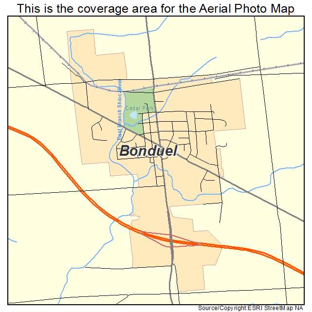 Bonduel, WI location map 