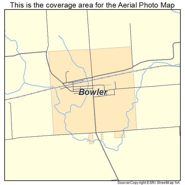 Bowler, WI location map 