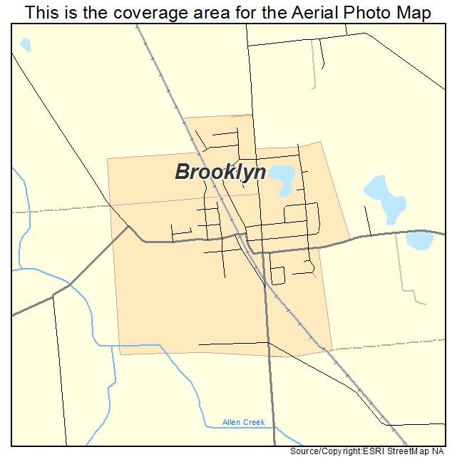 Brooklyn, WI location map 