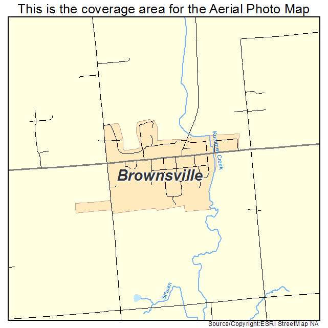 Brownsville, WI location map 