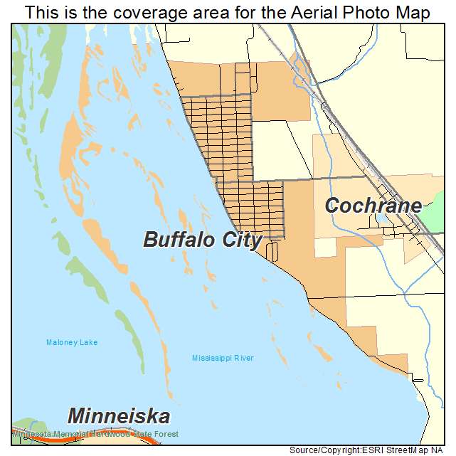 Buffalo City, WI location map 