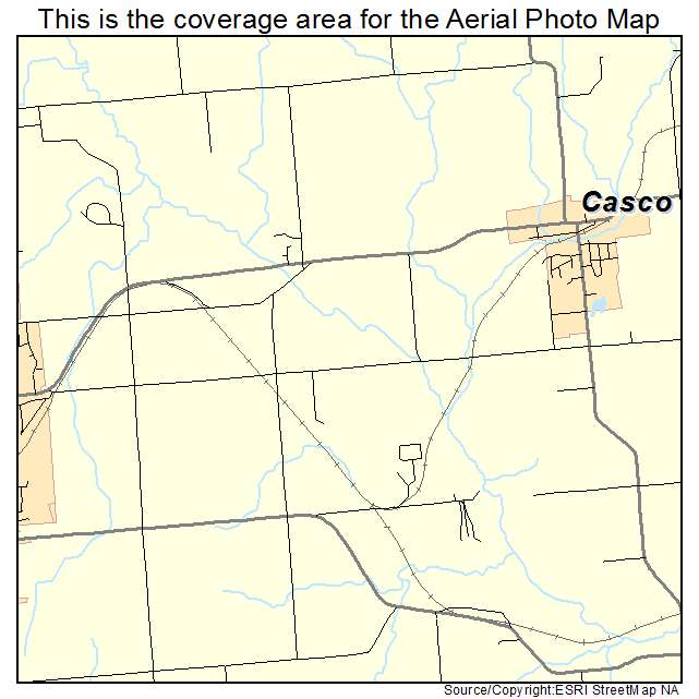 Casco, WI location map 