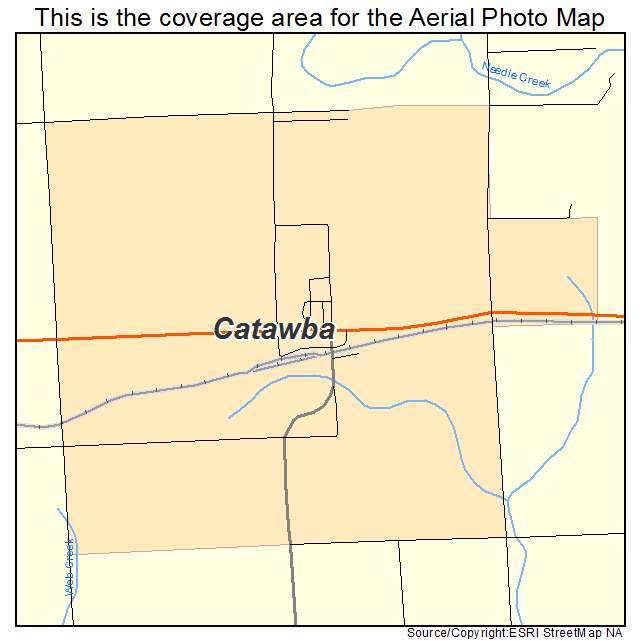Catawba, WI location map 