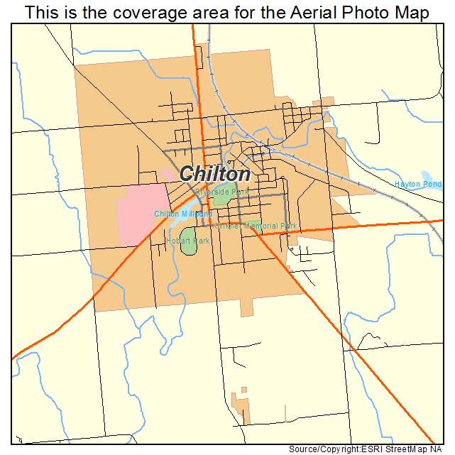 Chilton, WI location map 