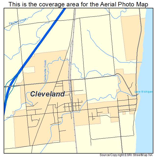 Cleveland, WI location map 