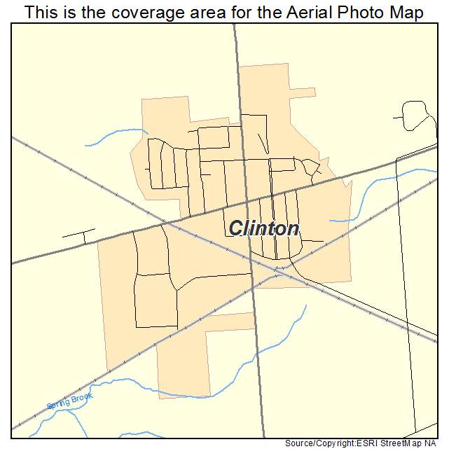 Clinton, WI location map 