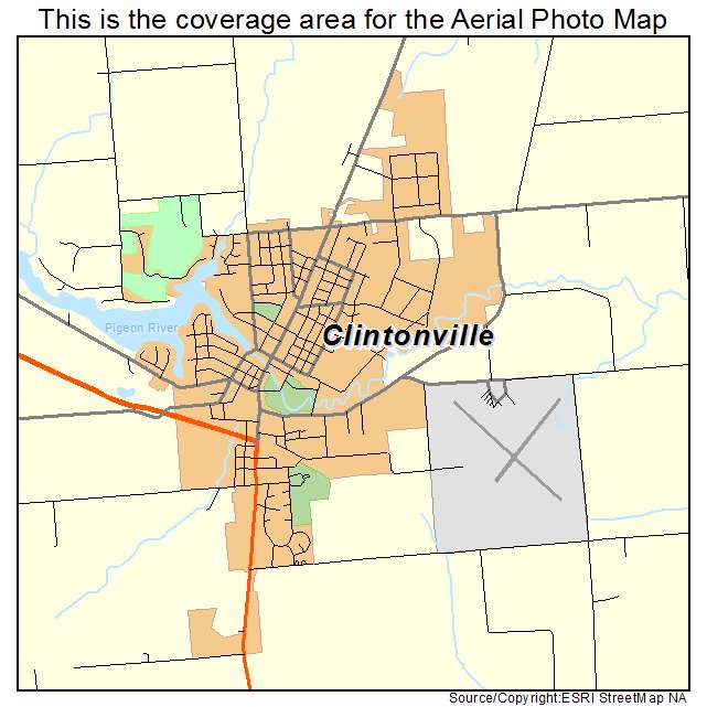 Clintonville, WI location map 
