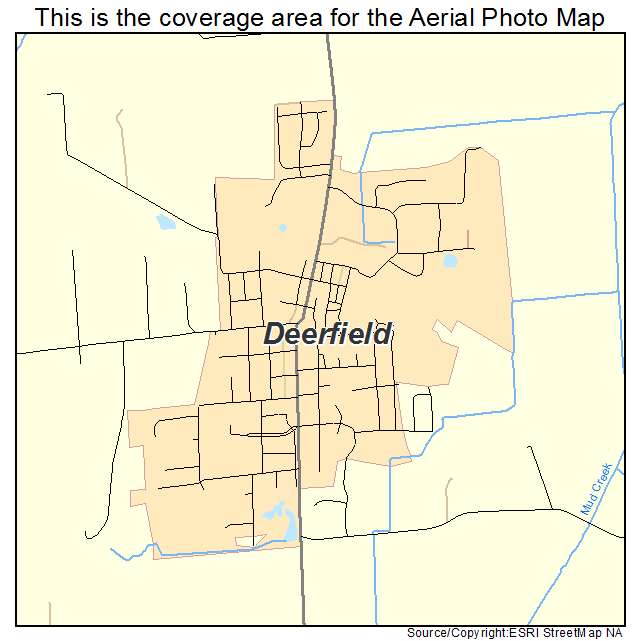 Deerfield, WI location map 
