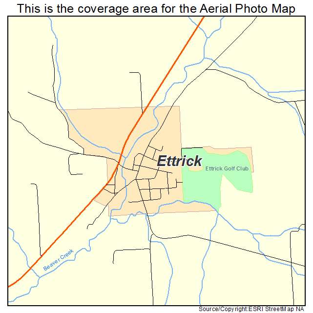 Ettrick, WI location map 