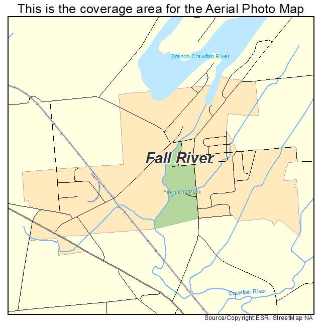 Fall River, WI location map 