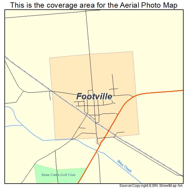 Footville, WI location map 