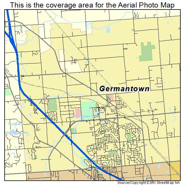 Germantown, WI location map 