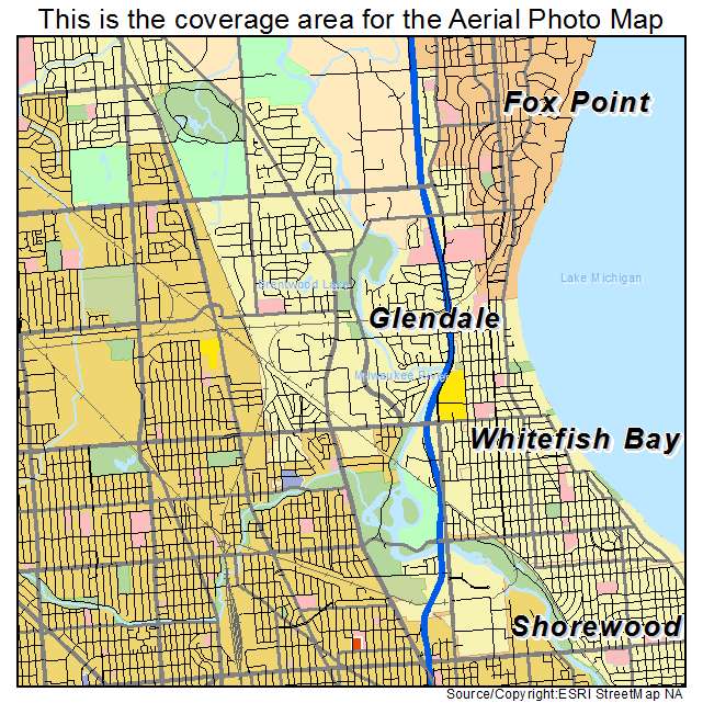 Glendale, WI location map 