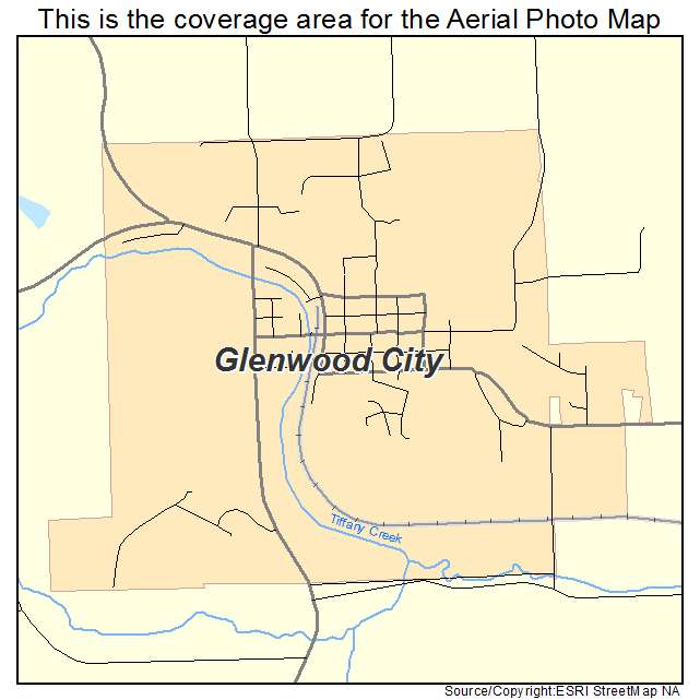Glenwood City, WI location map 