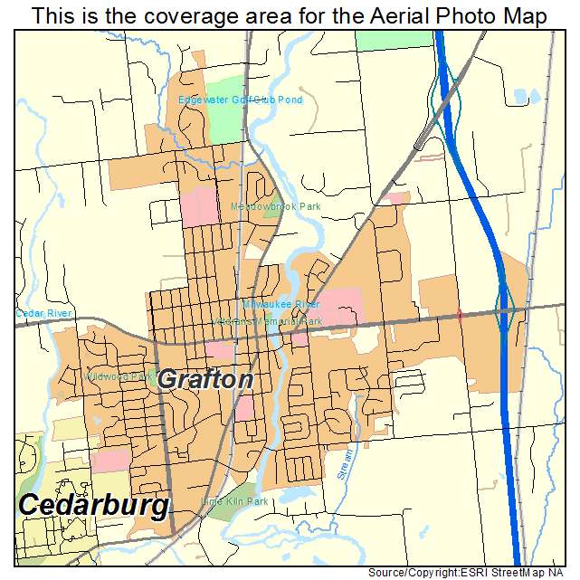 Grafton, WI location map 
