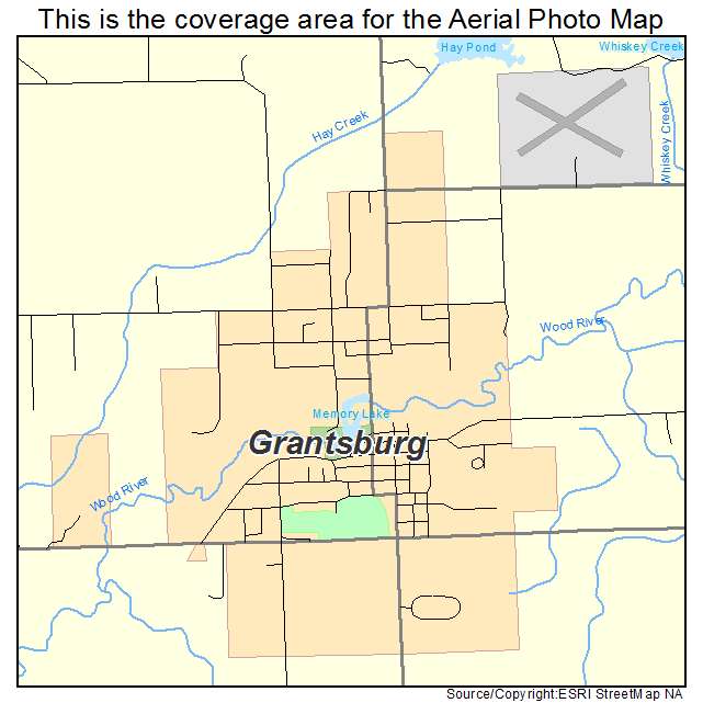 Grantsburg, WI location map 