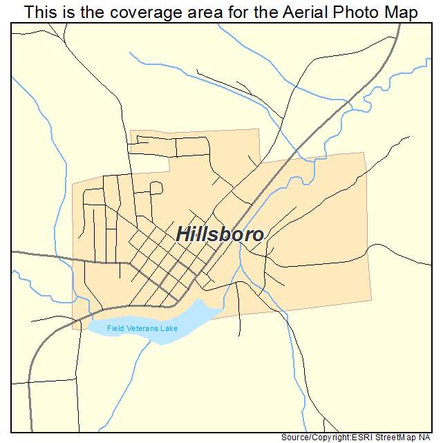 Hillsboro, WI location map 