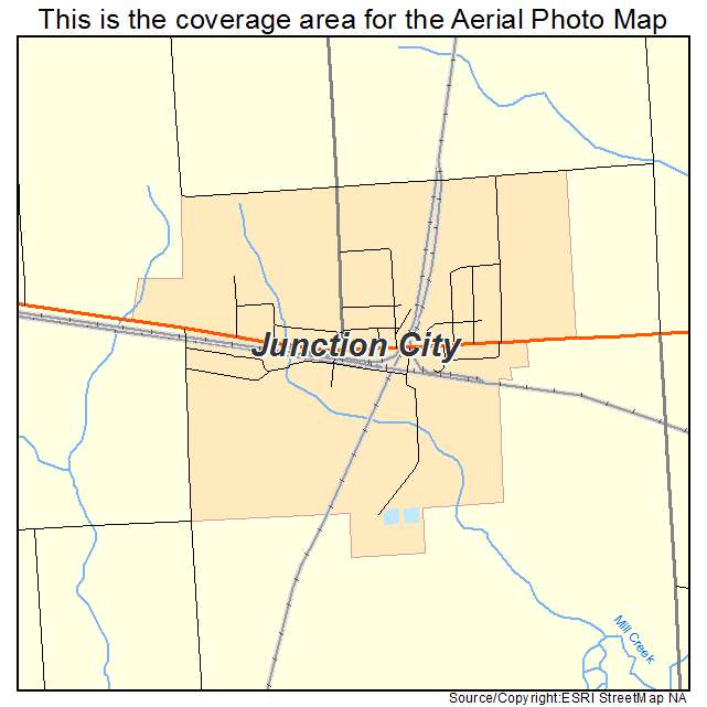Junction City, WI location map 
