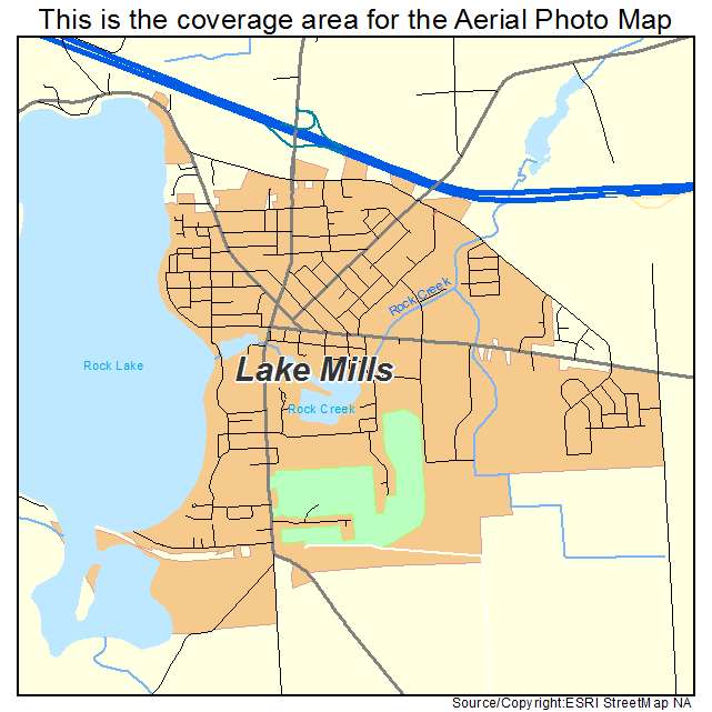 Lake Mills, WI location map 