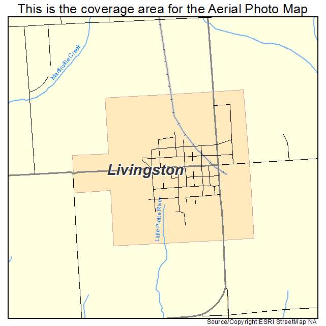 Livingston, WI location map 