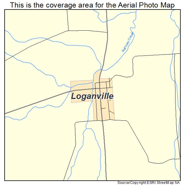 Loganville, WI location map 