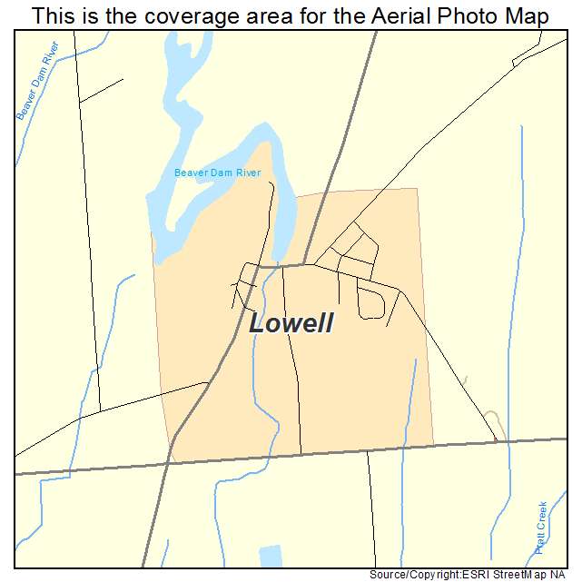 Lowell, WI location map 