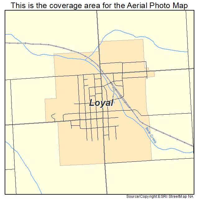 Loyal, WI location map 