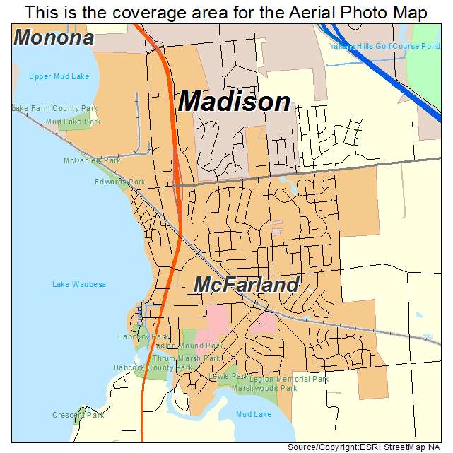 McFarland, WI location map 
