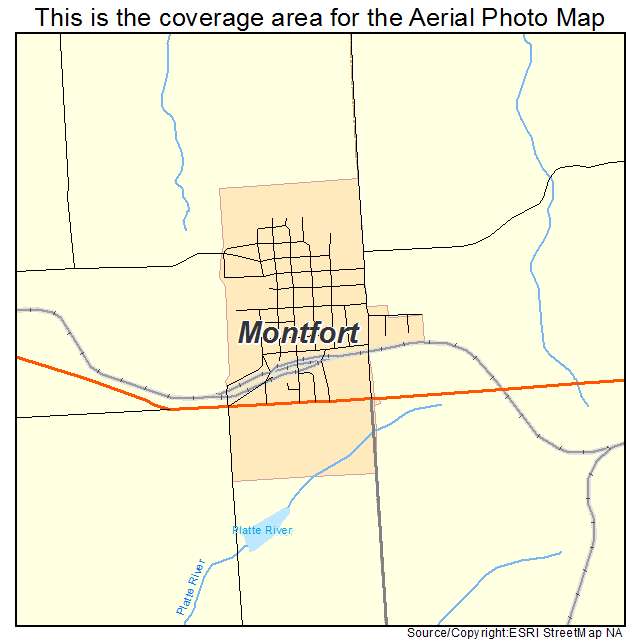 Montfort, WI location map 