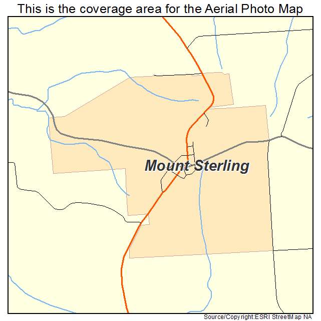 Mount Sterling, WI location map 