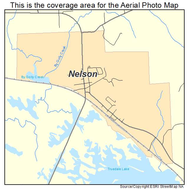 Nelson, WI location map 