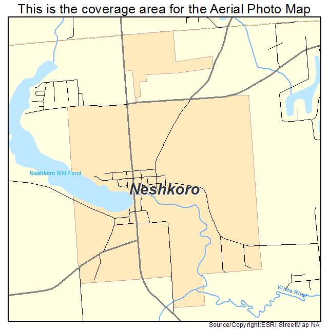 Neshkoro, WI location map 