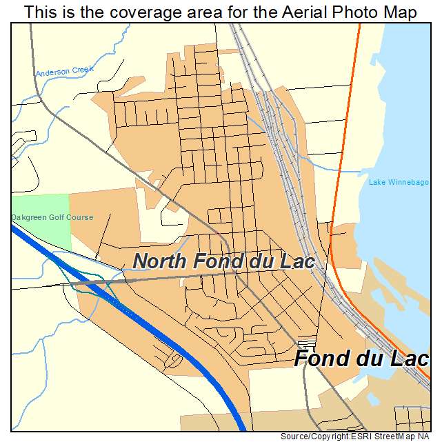 North Fond du Lac, WI location map 