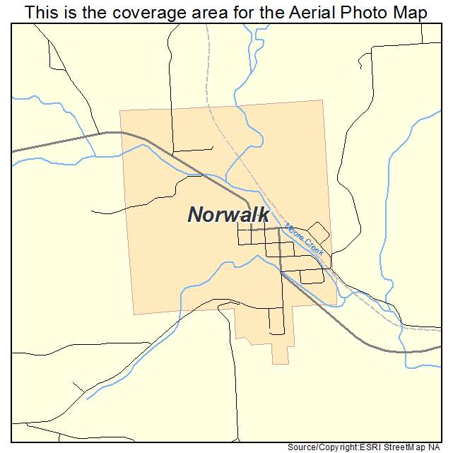 Norwalk, WI location map 