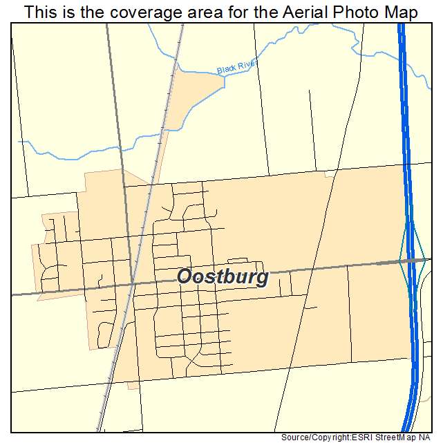 Oostburg, WI location map 