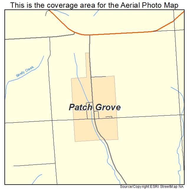 Patch Grove, WI location map 