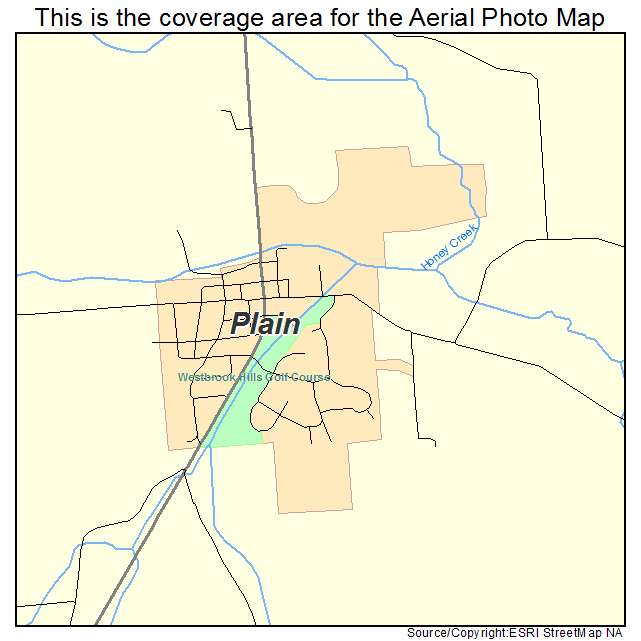 Plain, WI location map 