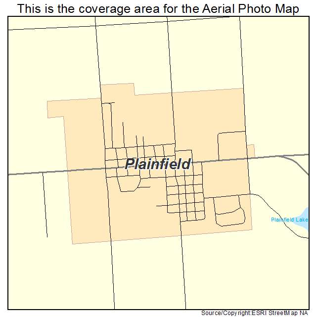 Plainfield, WI location map 