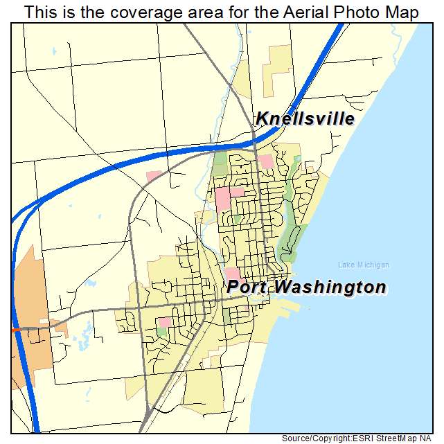 Port Washington, WI location map 