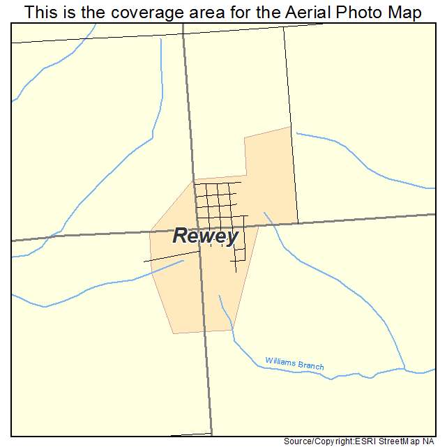 Rewey, WI location map 