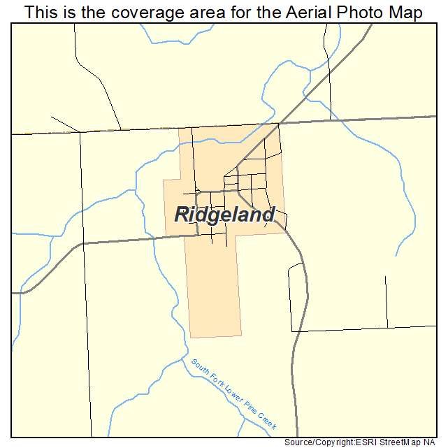 Ridgeland, WI location map 