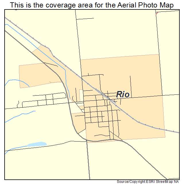 Rio, WI location map 