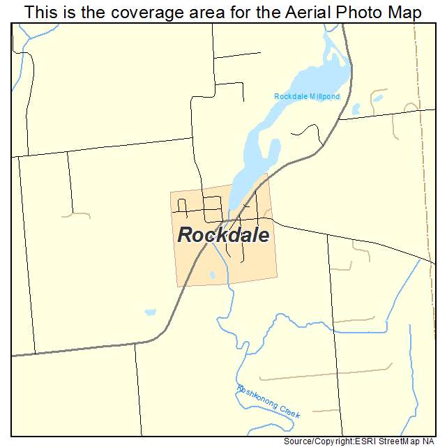 Rockdale, WI location map 