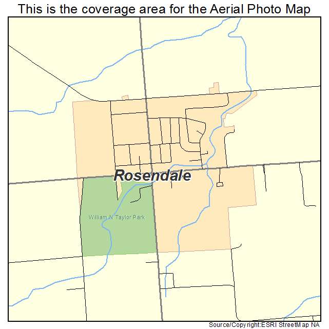 Rosendale, WI location map 