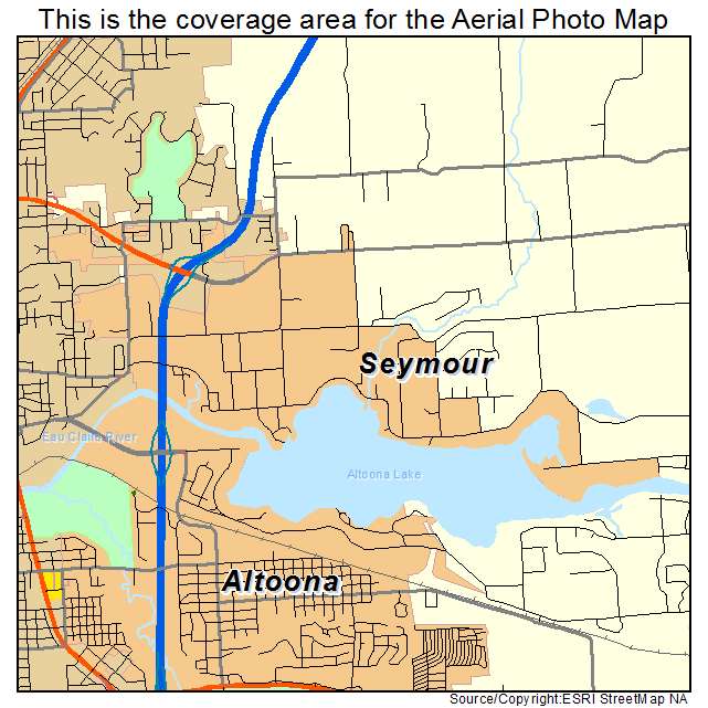 Seymour, WI location map 