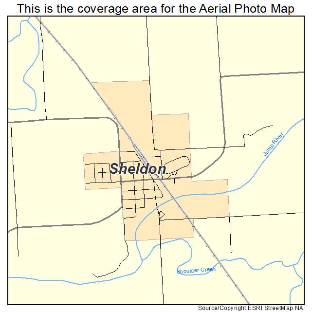 Sheldon, WI location map 