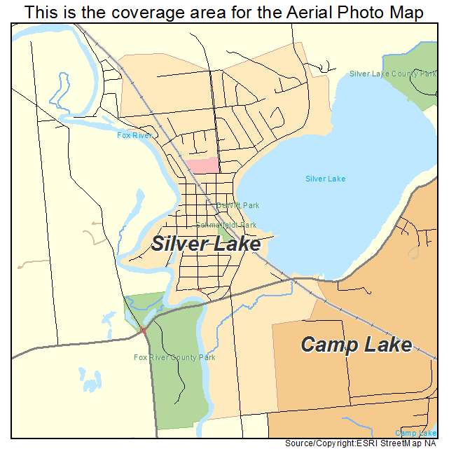 Silver Lake, WI location map 