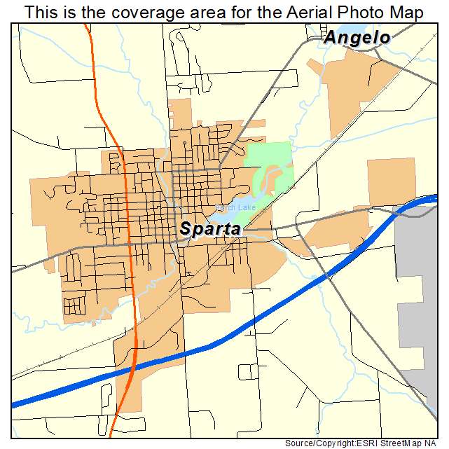 Sparta, WI location map 
